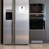 2024 Kalender Business Minimalistisch Modern Magnetkarte