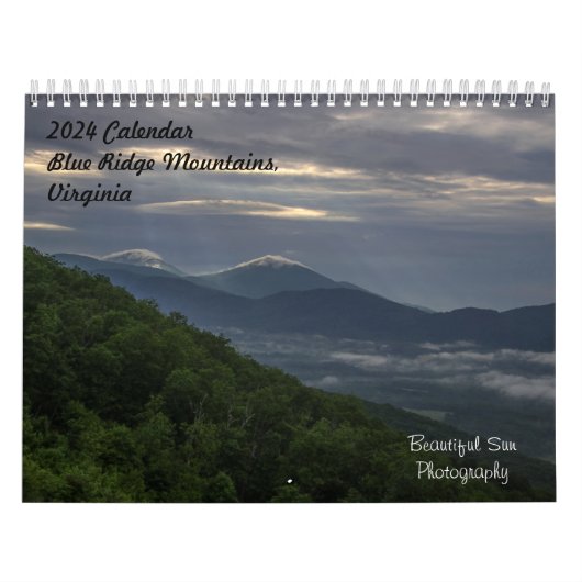 2024 Kalender der Blauen Ridge (Titelbild)