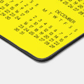 2024 Kalender Gelber Hintergrund Schreibtischunterlage (Ecke)
