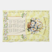 2024 Kalender Handtuch Gelbe Daisy Geschenk Gottes (Horizontal)