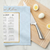 2024 Kalender Handtuch Gott segne Amerika Flagge P (Viertel Falte)