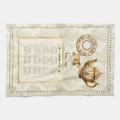 2024 Kalender Handtuchzeit oder benutzerdefinierte Geschirrtuch (Horizontal)