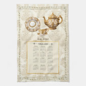 2024 Kalender Handtuchzeit oder benutzerdefinierte Geschirrtuch (Vertikal)