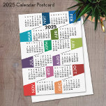 2024 Kalender mit funky bunten Monaten Postkarte<br><div class="desc">Neues Jahr - Neu Du - Ein farbenfroher,  lustiger Kalender für das neue Jahr. Dieses moderne Design mit verrücktem Design und Volljahreskalender ist ein positiver Start ins beste Jahr aller Zeiten.</div>