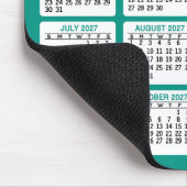 2024 Kalender mit Logo, Kontaktinformationen Blau Mousepad (Ecke)