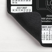 2024 Kalender mit Logo, Kontaktinformationen Schwa Mousepad (Ecke)