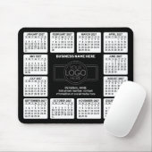 2024 Kalender mit Logo, Kontaktinformationen Schwa Mousepad (Mit Mouse)