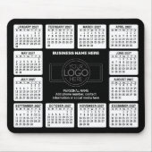 2024 Kalender mit Logo, Kontaktinformationen Schwa Mousepad (Vorne)