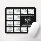 2024 Kalender mit Logo, Kontaktinformationen Schwa Mousepad (Mit Mouse)