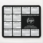 2024 Kalender mit Logo, Kontaktinformationen Schwa Mousepad (Vorne)