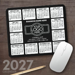 2024 Kalender mit Logo, Kontaktinformationen Schwa Mousepad