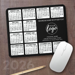 2024 Kalender mit Logo, Kontaktinformationen Schwa Mousepad