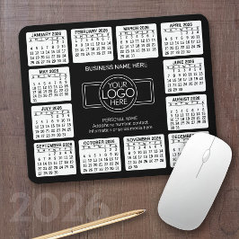 2024 Kalender mit Logo, Kontaktinformationen Schwa Mousepad