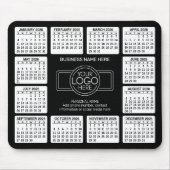 2024 Kalender mit Logo, Kontaktinformationen Schwa Mousepad (Vorne)