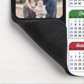 2024 Kalender Moderne Schwarze Familie 2 Foto farb Mousepad (Ecke)