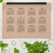 2024 Kalender Reitsport Geschirrtuch (Gefaltet)