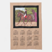 2024 Kalender Reitsport Geschirrtuch (Vertikal)