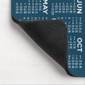 2024 Kalender - Retro-Streifen Muster bunte Eule Mousepad (Ecke)