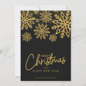 2024 Kalender Snowflake Business-Logo-Weihnachtska Einladung (Rückseite)