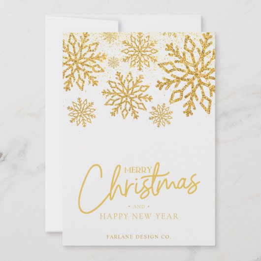 2024 Kalender Snowflake Business-Logo-Weihnachtska Einladung (Rückseite)