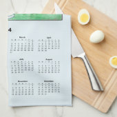 2024 Kalender von Van Gogh Blumen in Vase Geschirrtuch (Viertel Falte)