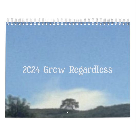 2024 Kalender wachsen unabhängig von Design (Titelbild)