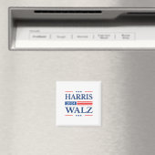2024 Kamala Harris 2024 Tim Waltz 2024 USA Magnet (In Situ (Geschirrspüler))