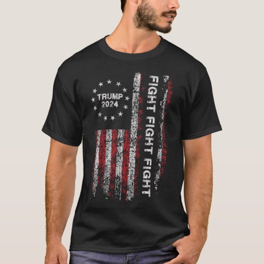 2024: Kampf gegen den Trump-Präsidenten - Wahl T-Shirt (Vorderseite)