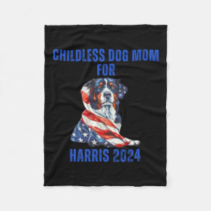 2024 Kinderlose Hundemutter Für Harris 2024 Fleecedecke
