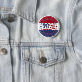 2024 Lass Freedom Ring USA Flag Button (Beispiel)