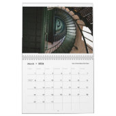 2024: Leuchttürme des North Carolina Calendar (Med Kalender (Mär 2026)