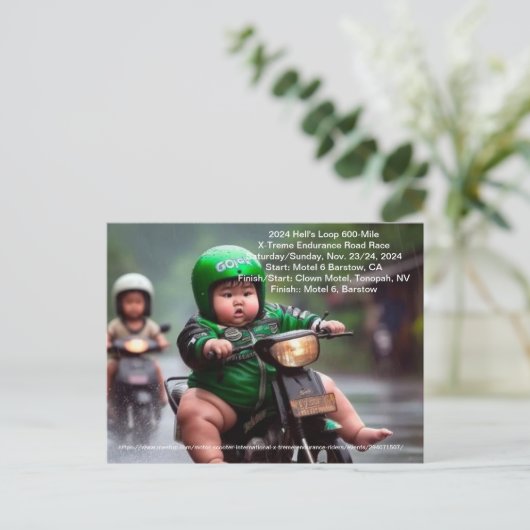 2024 Loop 600-Mile X-Treme Endurance Road R Postkarte (Stehend Vorderseite)