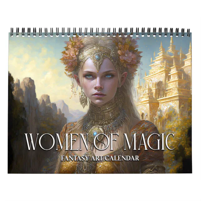 2024 Magic 4 Fantasy Art Calendar Kalender Zazzle.de