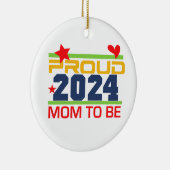 2024 Mama für künftige Mama Keramik Ornament (Rechts)