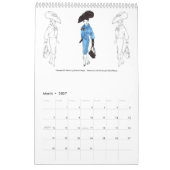 2024 MatisseIllustrationskalender für Mode Kalender (Mär 2027)