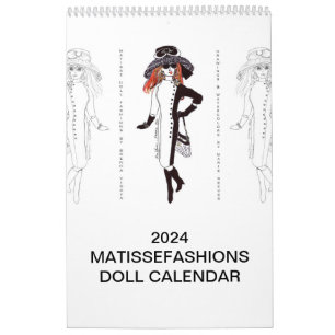 2024 MatisseIllustrationskalender für Mode Kalender