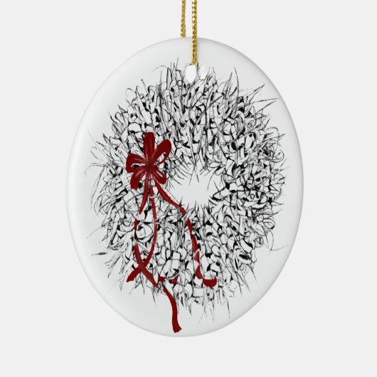 2024 Mele Kalikimaka Ti Leaf Wreath Ornament (Rechts)