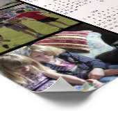 2024 Moderner Minimal Family 3 Foto Kalender Poster (Ecke)