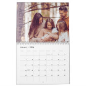 2024 Modernes Foto für eine benutzerdefinierte Fam Kalender (Jan 2026)