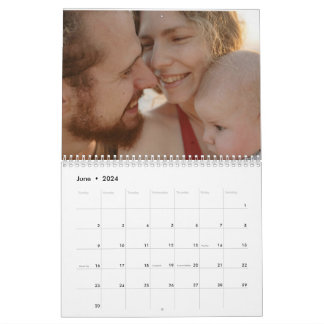 2024 Modernes Foto für Ihre Familie Kalender