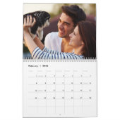 2024 Modernes Foto für Ihre Familie Kalender (Feb 2026)