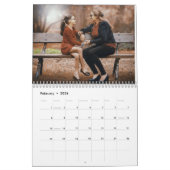 2024 Modernes Foto für Ihre Familie Kalender (Feb 2026)