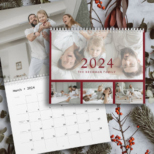 2024 Modernes Foto - Ihre eigene Familie schaffen Kalender