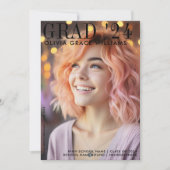 2024 Modernes Magazine Overlay Abschluss Ankündigung (Vorderseite)