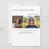 2024 Modernes Magazine Overlay Abschluss Ankündigung (Rückseite)