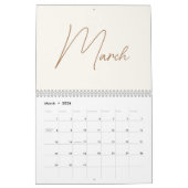 2024 Modernes Minimalistisches FotoCollage der Boh Kalender (Mär 2026)