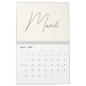 2024 Modernes Minimalistisches FotoCollage der Boh Kalender (Mär 2027)