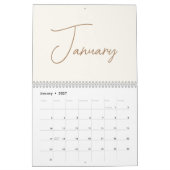 2024 Modernes Minimalistisches FotoCollage der Boh Kalender (Jan 2027)