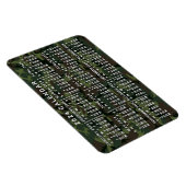 2024 Monatskalender Camouflage Camouflage Grün Magnet (Rechte Seite)