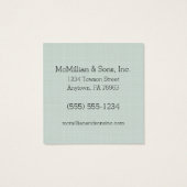 2024 Monatskalender Grüne Linen Custom Business (Rückseite)